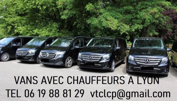 Nos vans vtc lyon chauffeurs pour des transports de 1 a 45 personnes