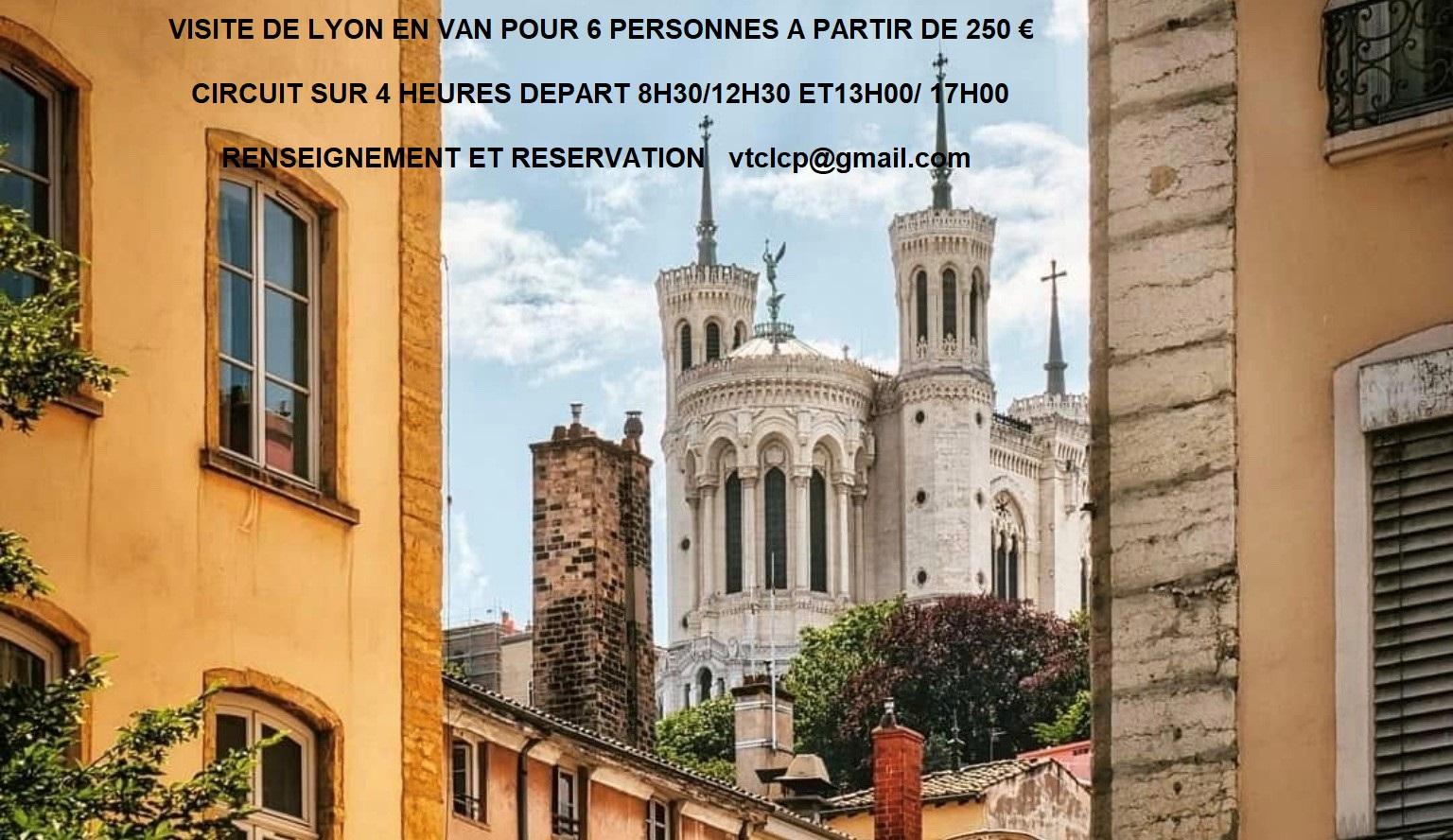 Visite de lyon avec un chauffeur prive pour 6 personnes pour 4 heures