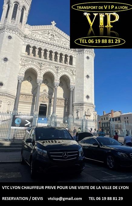 Vtc lyon visite touristique de la basilic de fourviere en vtc avec chauffeur prive